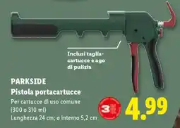 Lidl PARKSIDE Pistola portacartuccce offerta