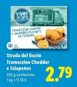 Lidl Strada del Gusto Tramezzino Cheddar e Jalapeños offerta
