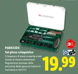 Lidl PARKSIDE Set pinza crimpatrice offerta
