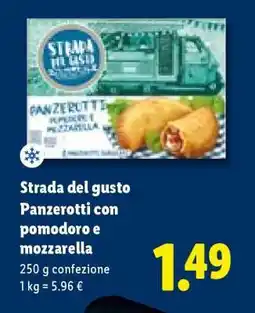 Lidl Strada del Gusto Panzerotti con pomodoro e mozzarella offerta