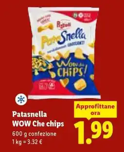 Lidl Patasnella WOW che Chips offerta
