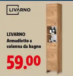 Lidl LIVARNO Armadietto a colonna da bagno offerta