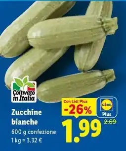 Lidl Zucchine Bianche offerta