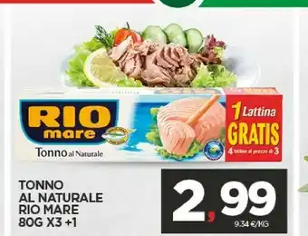 Interspar Tonno rio mare offerta