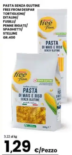 Eurospar Pasta senza glutine FREE FROM DESPAR offerta