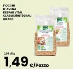 Eurospar Fiocchi d'avena DESPAR VITAL offerta
