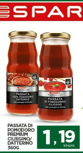 Interspar Passata di pomodoro offerta