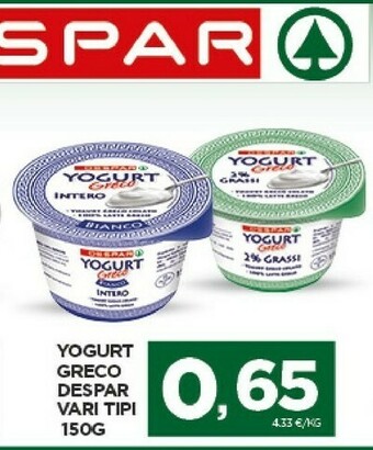 Interspar Yogurt greco offerta