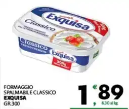 Eurospar Formaggio spalmabile classico EXQUISA offerta