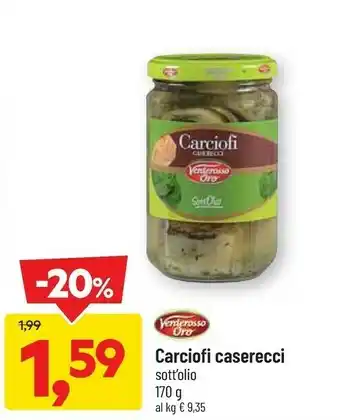 DPiù Carciofi caserecci offerta