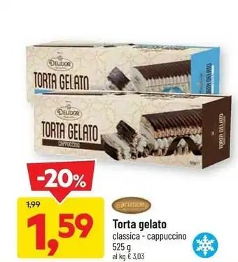 DPiù Torta gelato classica/ cappuccino offerta