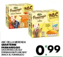 Eurospar Abc della merenda granterre parmareggio offerta
