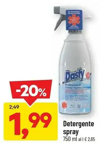 DPiù Dasty detergente spray 750 ml offerta