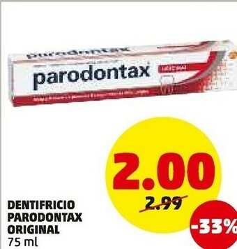 PENNY Parodontax dentifricio original offerta