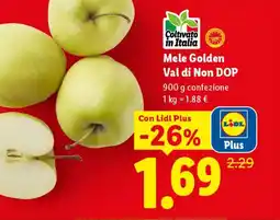 Lidl Mele Golden Val di Non DOP offerta