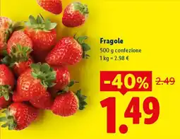 Lidl Fragole offerta