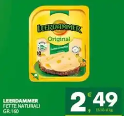 Eurospar Leerdammer fette naturali offerta