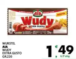Eurospar Wurstel aia wudy extra gusto offerta