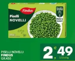 Eurospar Piselli novelli FINDUS offerta