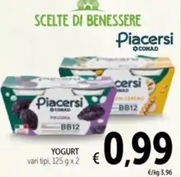Spazio Conad Yogurt Piacersi CONAD offerta