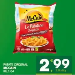 Eurospar Patate original MCCAIN offerta