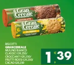 Eurospar Biscotti GRANCEREALE offerta