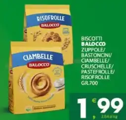Eurospar Biscotti balocco zuppole/ bastoncini ciambelle/ cruschelle/ pastefrolle/ risofrolle offerta