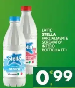 Eurospar Latte stella parzialmente scremato intero bottiglia offerta
