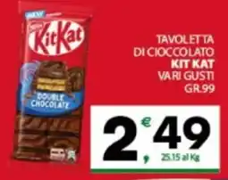 Eurospar Tavoletta di cioccolato KITKAT offerta