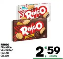 Eurospar Ringo famiglia vaniglia/ cacao offerta