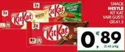Eurospar Snack nestle kit kat offerta