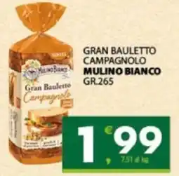 Eurospar Gran bauletto campagnolo MULINO BIANCO offerta