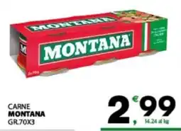 Eurospar Carne MONTANA offerta