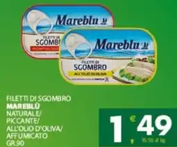 Eurospar Filetti di sgombro MAREBLU offerta