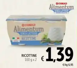 Spazio Conad Conad ricottine offerta