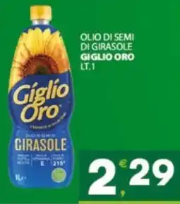 Eurospar Olio di semi di girasole GIGLIO ORO offerta