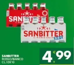 Eurospar Sanbitter rosso/bianco offerta