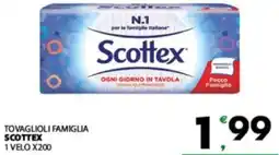 Eurospar Tovaglioli famiglia SCOTTEX offerta