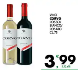 Eurospar Vino corvo rosso/ bianco/ rosato offerta