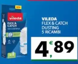 Eurospar Vileda flex & catch dusting 5 ricambi offerta