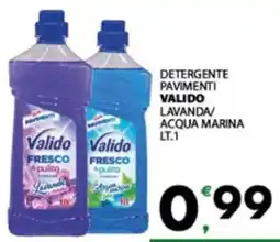 Eurospar Detergente pavimenti VALIDO offerta