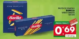 Eurospar Pasta di semola BARILLA offerta