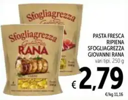 Spazio Conad Pasta fresca ripiena sfogliagrezza GIOVANNI RANA offerta
