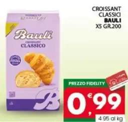 Eurospar Croissant classici BAULI x5 offerta