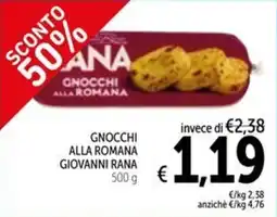 Spazio Conad Gnocchi alla romana GIOVANNI RANA offerta
