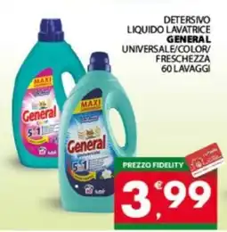 Eurospar Detersivo liquido lavatrice general universale/color/ freschezza offerta