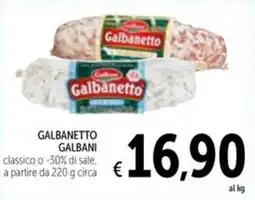 Spazio Conad Galbanetto GALBANI offerta