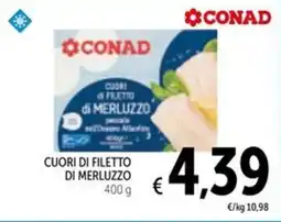 Spazio Conad Conad cuori di filetto di merluzzo offerta