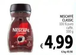 Spazio Conad Nescaffè classic offerta