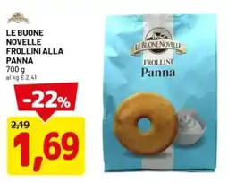 DPiù Le buone novelle frollini alla panna offerta